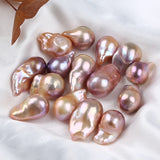 Baroque Pearl Natural Pink Purple Loose Bead Pearl