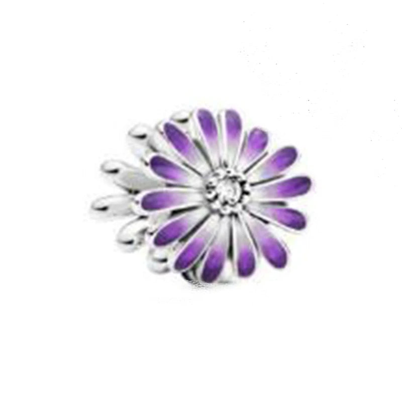 Rainbow Dangle Charm 925 Sterling Silver Sakura Omamori