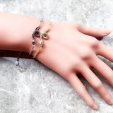 Colorful Snake Bracelet 925 Sterling Silver Fine Jewelry