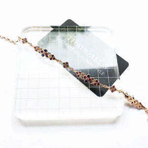 Colorful Stones Bracelet Spring Chain Fine Jewelry Royal Look Gift
