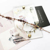 Colorful Stones Bracelet Spring Chain Fine Jewelry Royal Look Gift