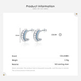 Colusiwei 925 Silver Shell Pearl Turquoise Earrings for Women