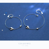 925 Silver Star Link Bracelet for Women, Party Jewelry Gift