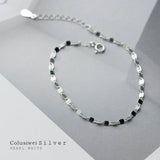 Colusiwei 925 Silver Oval Bracelet Bangle Japanese Style