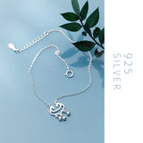 Colusiwei National Style Silver Anklets for Women
