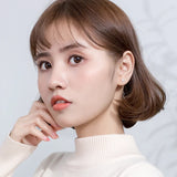 925 Silver Frangipani Chain Drop Earrings for Women