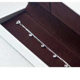 925 Silver Beads Anklets for Ankle Female Jewelry
