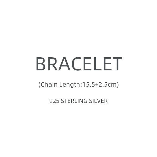 Colusiwei Wishbone Chain Bracelet 925 Sterling Silver Stylish Link