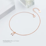 Colusiwei Wishbone Chain Bracelet 925 Sterling Silver Stylish Link