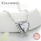 925 Silver Pendant Necklace for Women - Heart Design