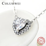 925 Silver Pendant Necklace for Women - Heart Design
