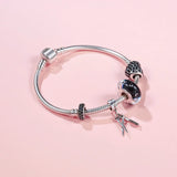 925 Sterling Silver Comb And Scissors Pendant Charms for Bracelet