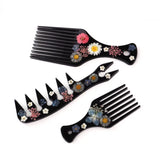 3-Cell Comb Casting Silicone Mold for DIY Hair Accessories