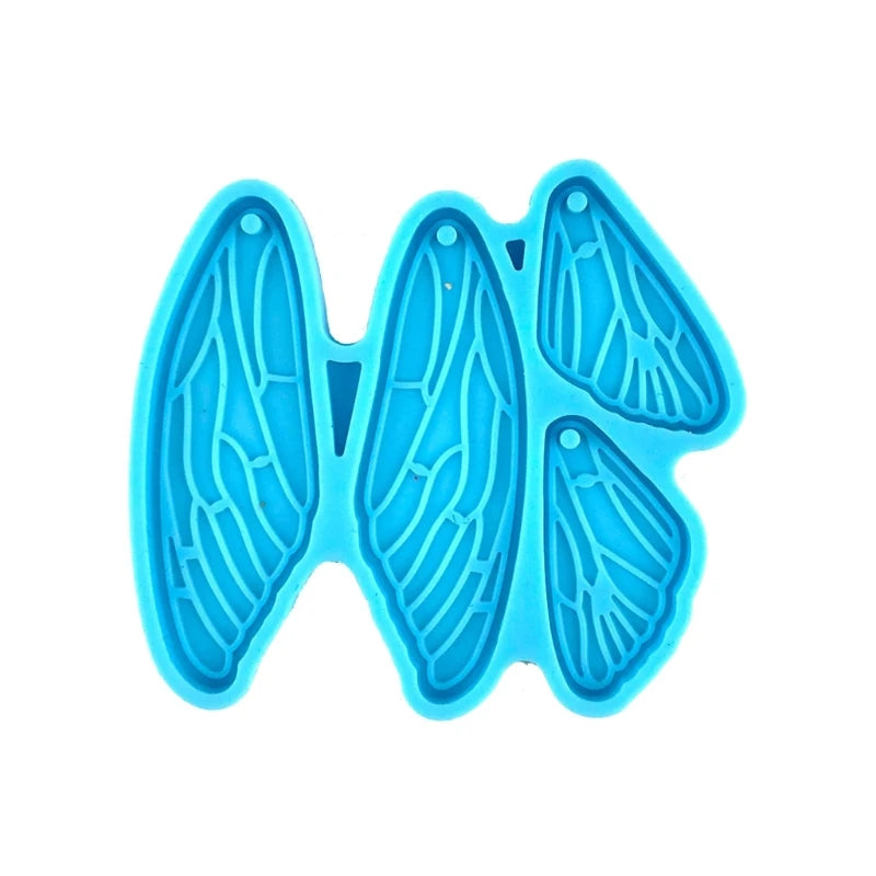 Angel Wing Earring Mold Resin Casting Pendant Mold