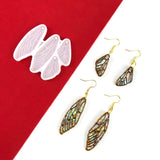 Angel Wing Earring Mold Resin Casting Pendant Mold