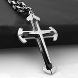 Comfortable Cross Pendant Christ Necklace for Dating