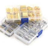 DIY Bracelet Clasps Set, Ribbon Rope Ends Clamping Buckle Kit