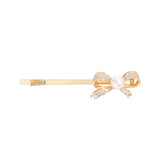 Versatile Pearl Hairpin for Women, Freshwater Pearl Clip F0002