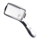 Handheld Magnifying Glass 3X/10X LED Lighted Compact for Hobbies, Repair