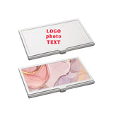 Company Anniversary Photo Business Card Holder