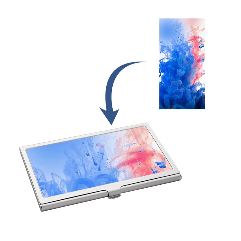 Company Anniversary Photo Business Card Holder