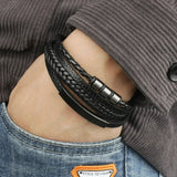Compass Bracelet Stainless Steel Mens Bracelet