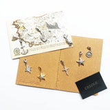 Compass Siamese Cat Star Pendant