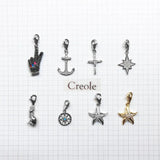 Compass Siamese Cat Star Pendant