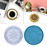 Compass Wall Decor Epoxy Mold Hanging Ornaments Resin Silicone Mould