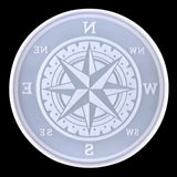 Compass Wall Decor Epoxy Mold Hanging Ornaments Resin Silicone Mould
