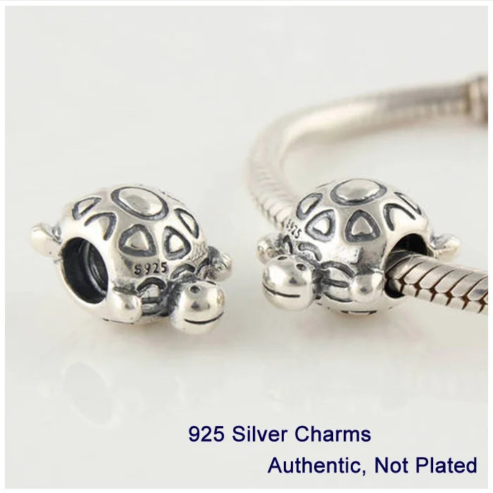 925 Silver Turtle Charm for Fandola Bracelets