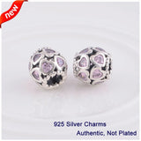 925 Silver Heart Charms for Fandola Bracelets