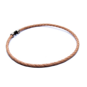 Compleenzza Leather Cord Bracelet with Metallic Closure