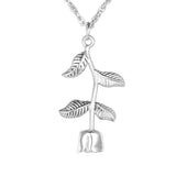 Rose Cremation Necklace for Women