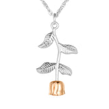 Rose Cremation Necklace for Women