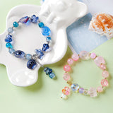 Conch Girl Glass Fired Beads Loose DIY Bracelet Accessories