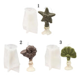 Marine Theme Candle Resin Mold Conch Starfish Scallop Silicone Casting Moulds