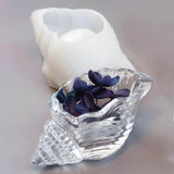 Conch Tray Mold Resin for Jewelry Storage Makeup Sponge Holder