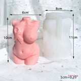 Concrete Female Candle Molds DIY Craft Interior Car Decor