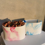 Oval Concrete Flower Pot Planter Epoxy Resin Mold DIY Crafts