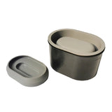Oval Resin Flower Pot Planter Mold with Lid