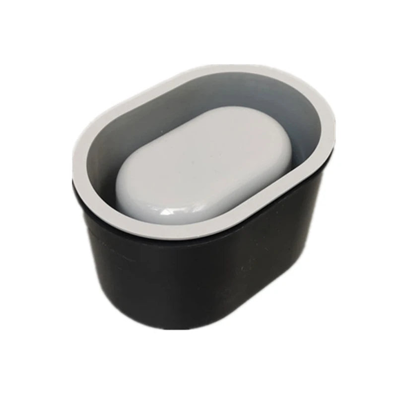Oval Concrete Flower Pot Planter Epoxy Resin Mold DIY Crafts