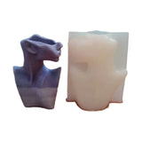 Half Face Silicone Planter Mold - Cement Pen Holder Molds - Succulent Planter
