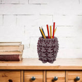 Skull Shape Pen Holder Mold Concrete Flowerpot Mold