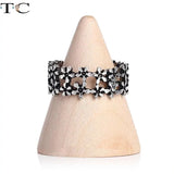 Wood Ring Stand Jewelry Display Tapered Ring Seat Jewelry Storage Rack