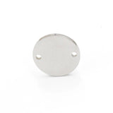 Connecteur de disque vide en acier inoxydable, lot de 20, 15mm