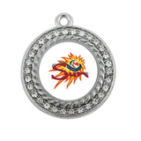 Connecticut Sun Stainless Steel Logo Charm Necklace