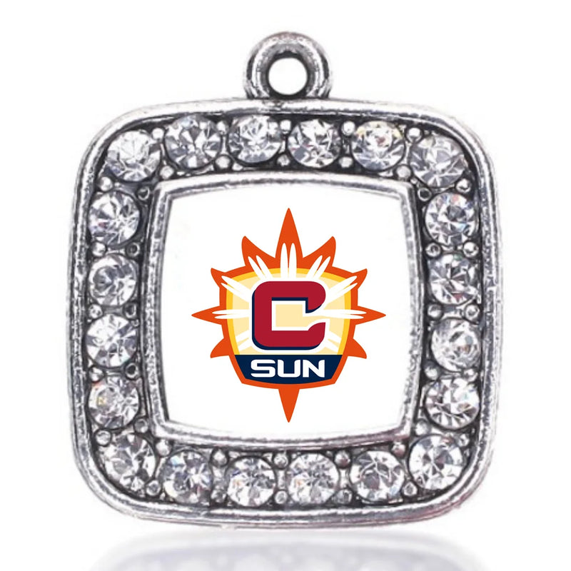 Connecticut Sun Stainless Steel Logo Charm Necklace