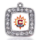 Connecticut Sun Stainless Steel Logo Charm Necklace