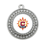 Connecticut Sun Stainless Steel Logo Charm Necklace